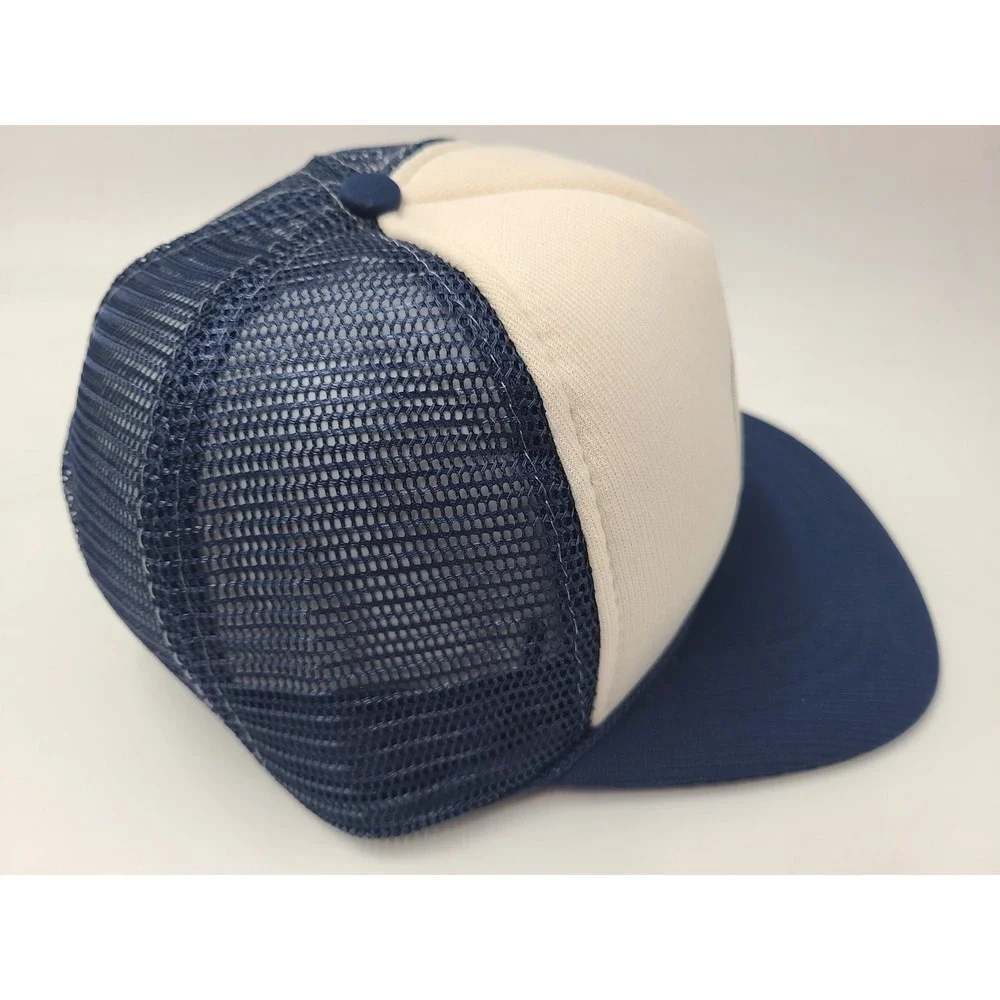 Vintage Child Sea‎ World Whale Mesh Trucker Snapback Hat Cap Boy Girl White Blue